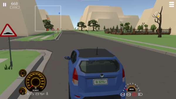 k53 Simulator speed hump sign